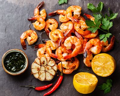 Ingrédients gambas à la plancha