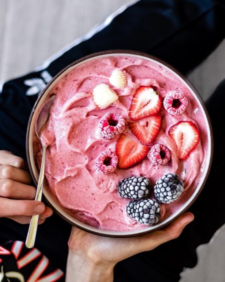 Recette de smoothie aux baies